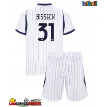 Camisa de Futebol Inter Milan Yann Bisseck #31 Equipamento Secundário Infantil 2026-27 Manga Curta (+ Calças curtas)